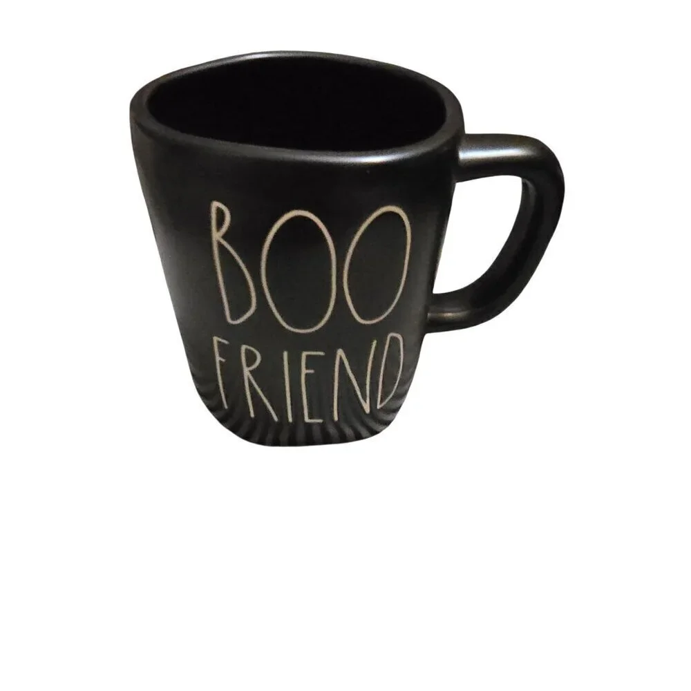 Rae Dunn Halloween Boo Friend Black Coffee Mug